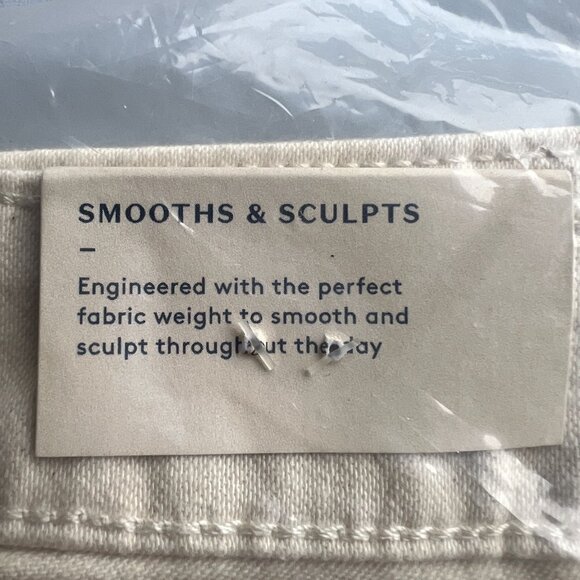 Universal Thread Women's Plus Size High-Rise Midi Jean Shorts Off-White 22W - Picture 3 of 7